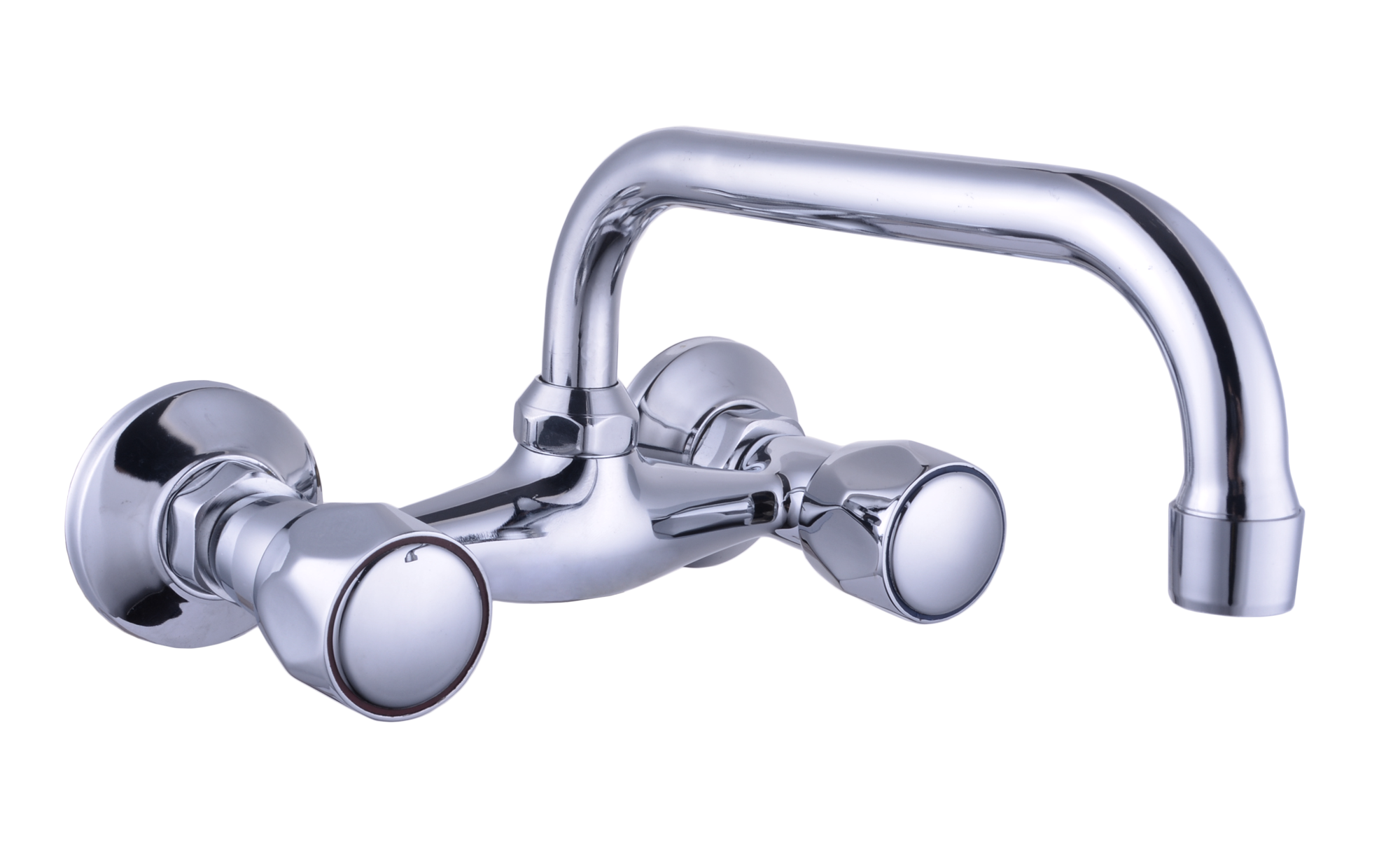 Double Handle Wall Kitchen Faucet H57-104