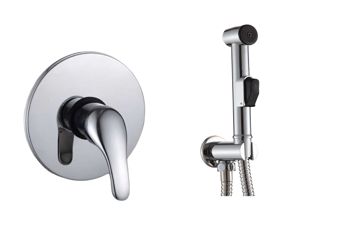 Wall Bidet Faucet With Hand Spray H11-110